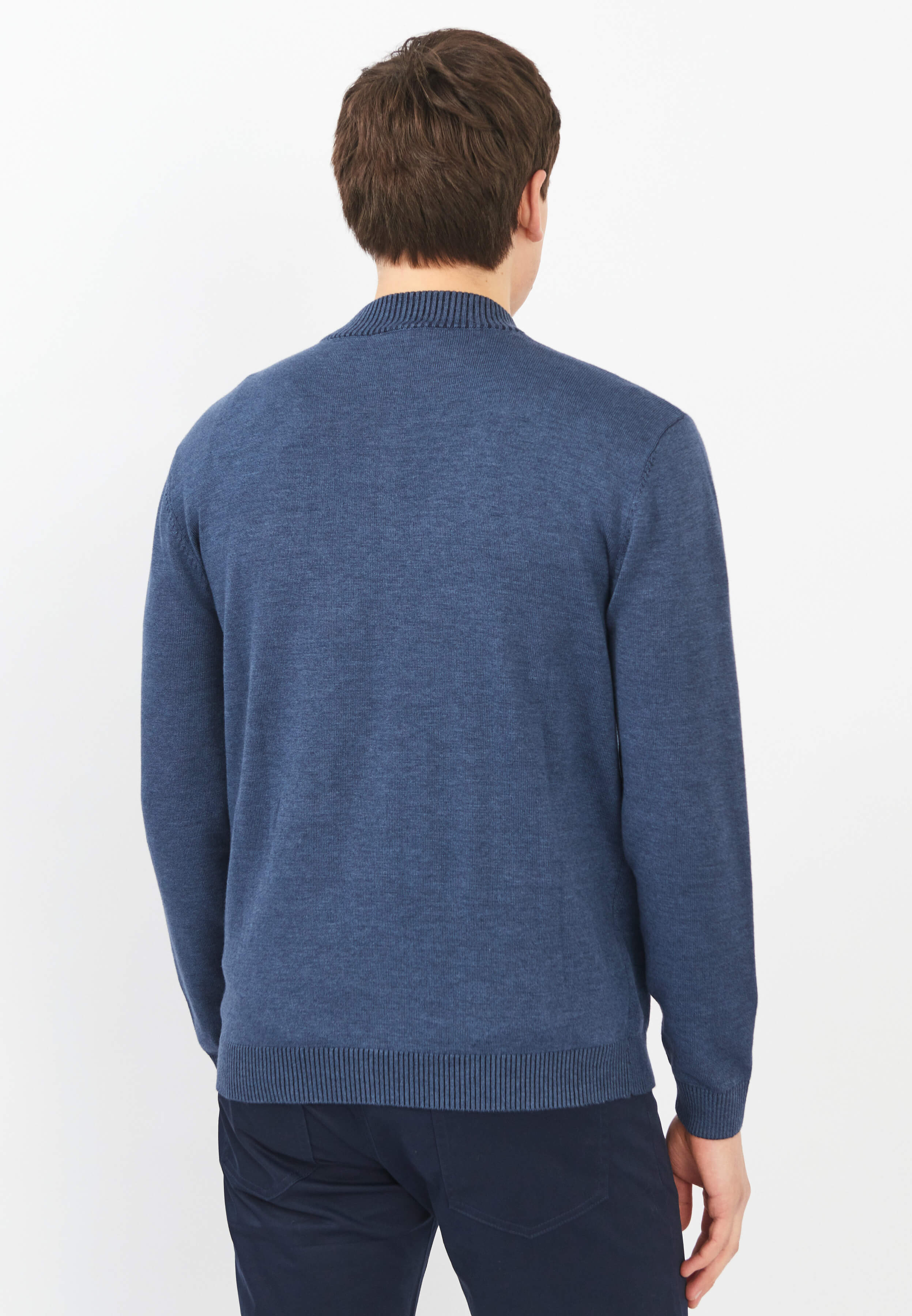 картинка Бомбер-жакет 035375 синий от магазина МаХималист