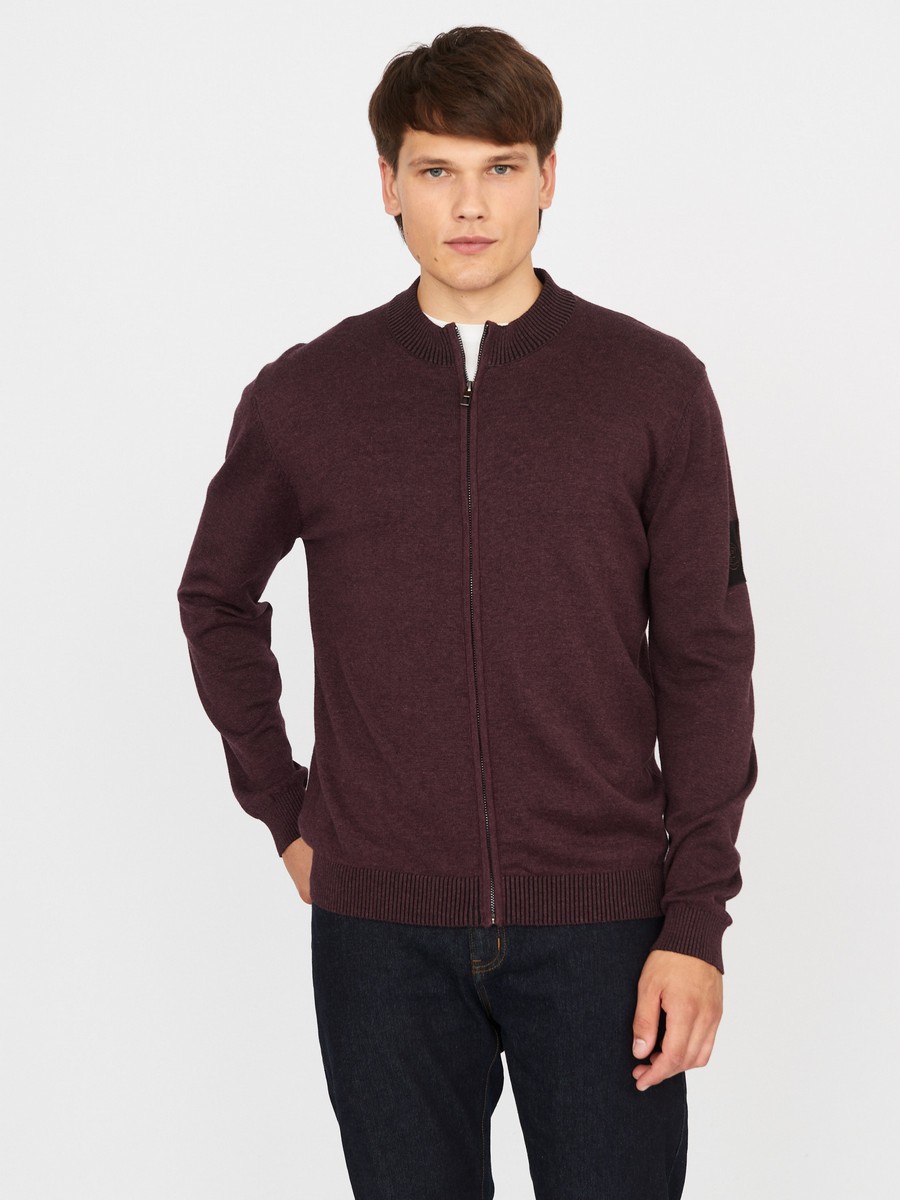 картинка Бомбер-жакет 035374 баклажановый от магазина МаХималист