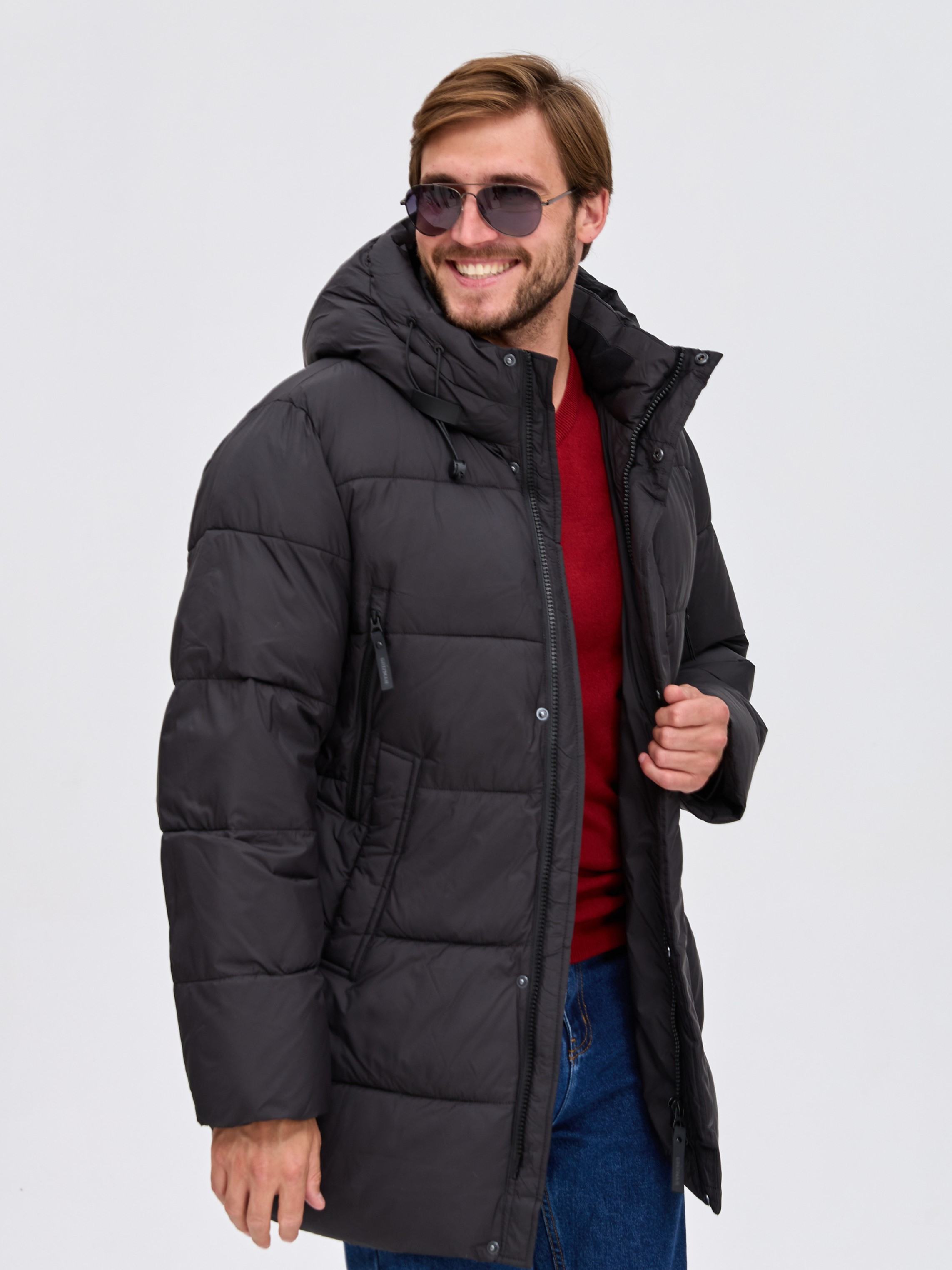 картинка Полупальто 7494 черный от магазина МаХималист