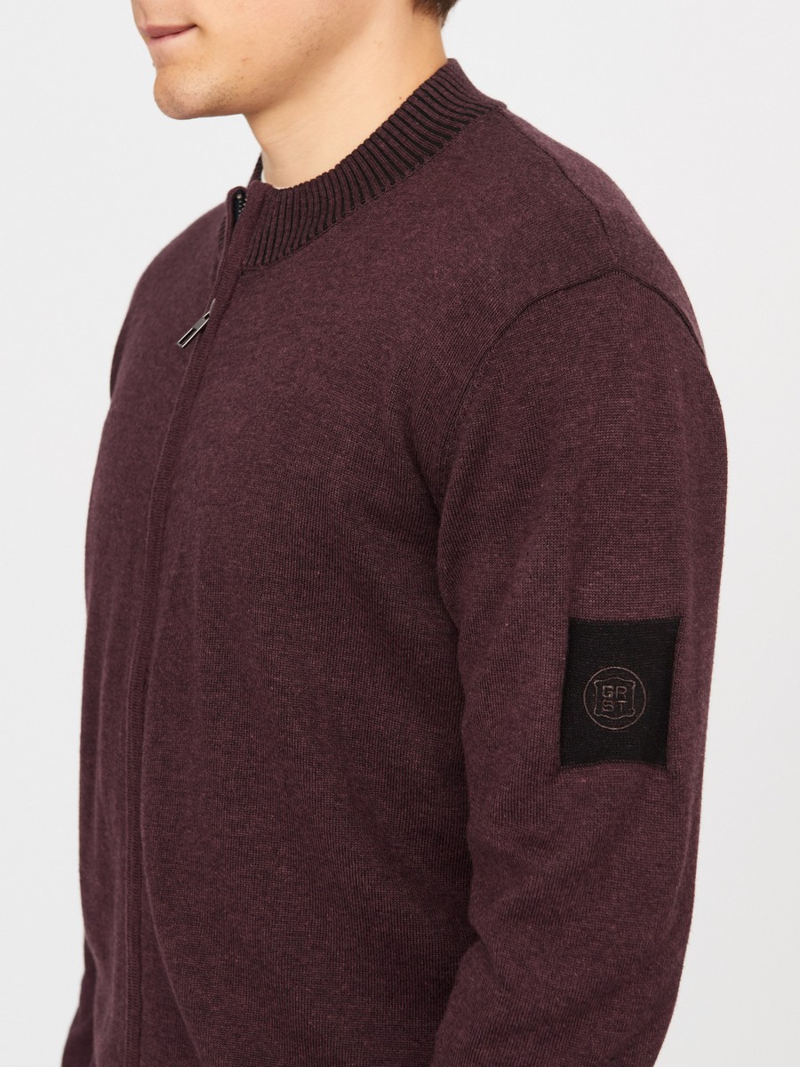 картинка Бомбер-жакет 035374 баклажановый от магазина МаХималист