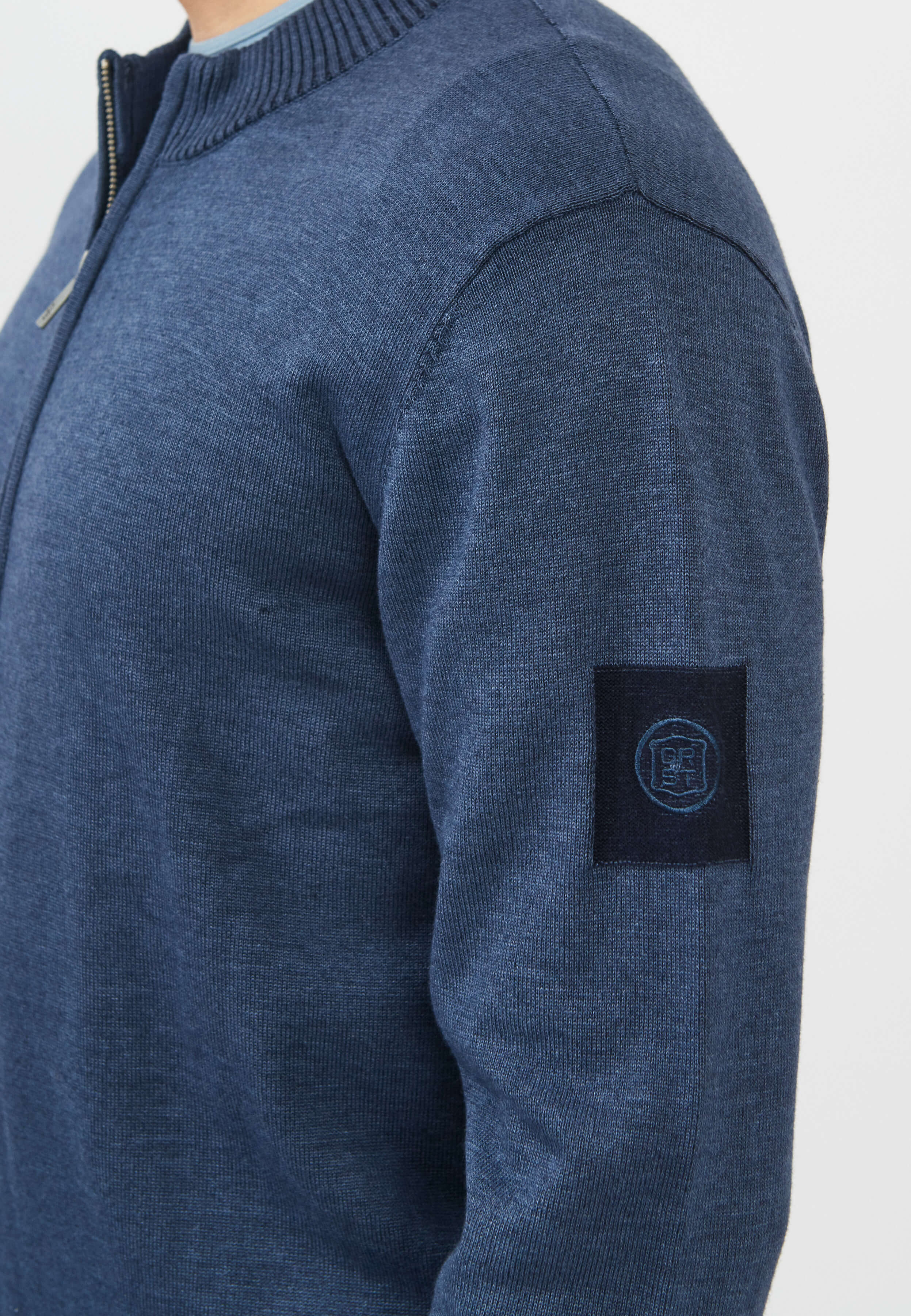 картинка Бомбер-жакет 035375 синий от магазина МаХималист