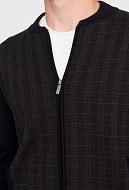 картинка Бомбер-жакет 035323 т.син.,беж. магазин МаХималист