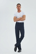 картинка Джинсы твилл V77-C-26 темно-синий Velocity магазин МаХималист