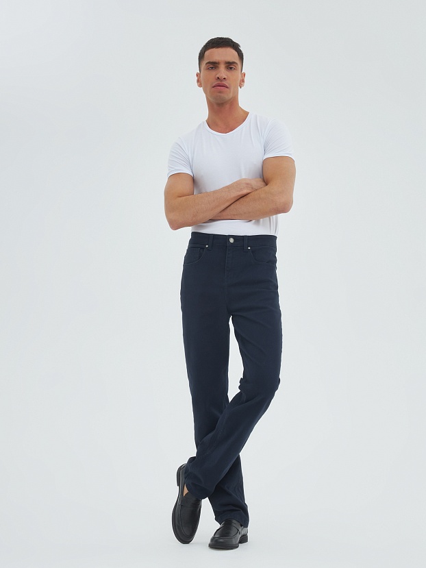 картинка Джинсы твилл V77-C-26 темно-синий Velocity от магазина МаХималист