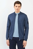 картинка Бомбер-жакет 035375 синий магазин МаХималист