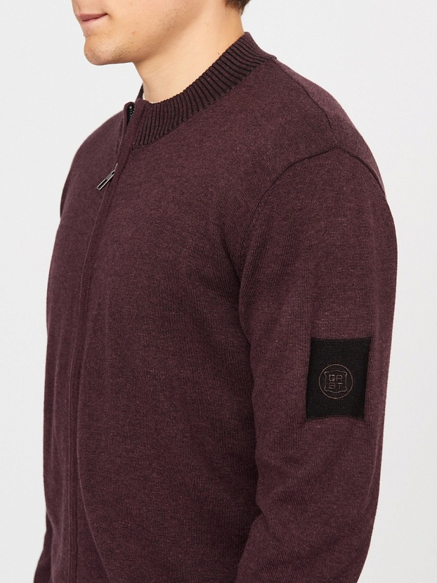 картинка Бомбер-жакет 035374 баклажановый от магазина МаХималист