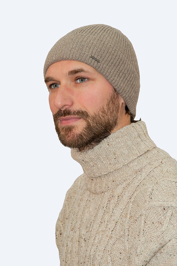 картинка Шапка  MMH12884 сер.беж  от магазина МаХималист