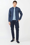 картинка Бомбер-жакет 035375 синий магазин МаХималист