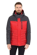 картинка Куртка М0885 красный/серый магазин МаХималист